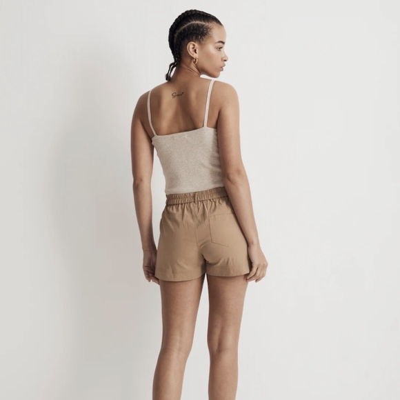NWT Madewell Zip Front Tapered Shorts - Picture 2 of 13